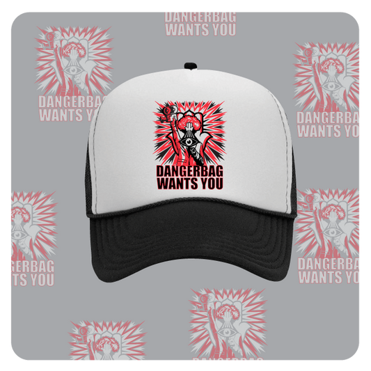 Dangerbag Productions "Dangerbag Wants You" trucker's hat