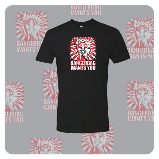 Dangerbag Productions "Dangerbag Wants You"  Men's T-shirt